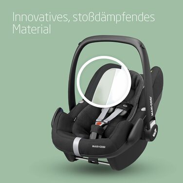 Автокрісло для новонароджених Maxi-Cosi Pebble Pro i-Size (0-12 місяців, 45-75 см), Essential Black