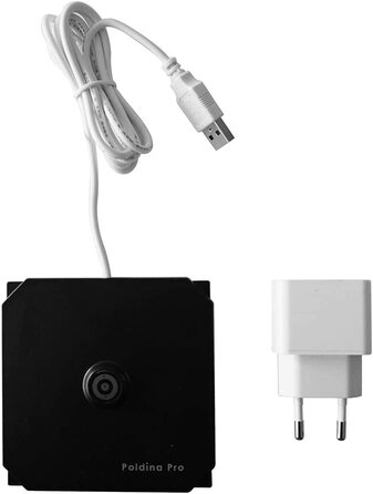 Zafferano Poldina Pro Mini – бездротова LED-лампа для дому та саду, білий колір, сенсорне керування, регулювання яскравості, 30 см, з зарядним пристроєм
