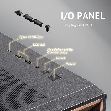 Корпус для ПК Antec GEH Flux SE Midi Tower чорний, для ігрових та офісних систем, вентиляція, роздрібна версія