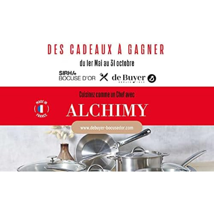Сковорода de Buyer ALCHIMY 24 см, нержавіюча сталь