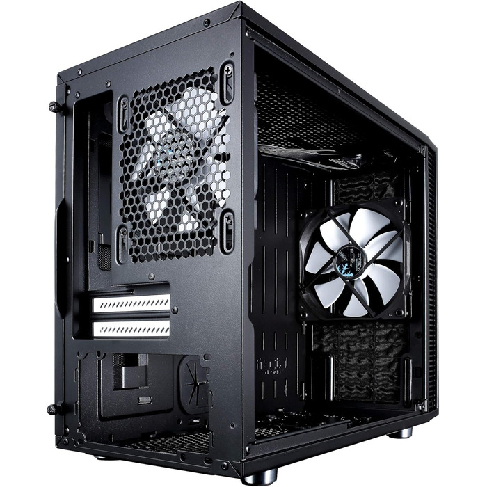 Корпус Fractal Design Define Nano S Black Window для ігрового ПК, міні-тауер з боковим вікном, чорний