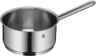 Каструля WMF Aparto 16 см без кришки, 1,4 л, індукційна, з полірованої нержавіючої сталі Cromargan, без покриття, підходить як молочний сотейник