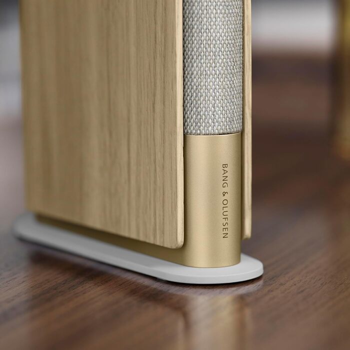 Bang & Olufsen Beosound Emerge: Бездротовий Bluetooth-динамік для дому, Золотий колір, Преміум-якість звуку