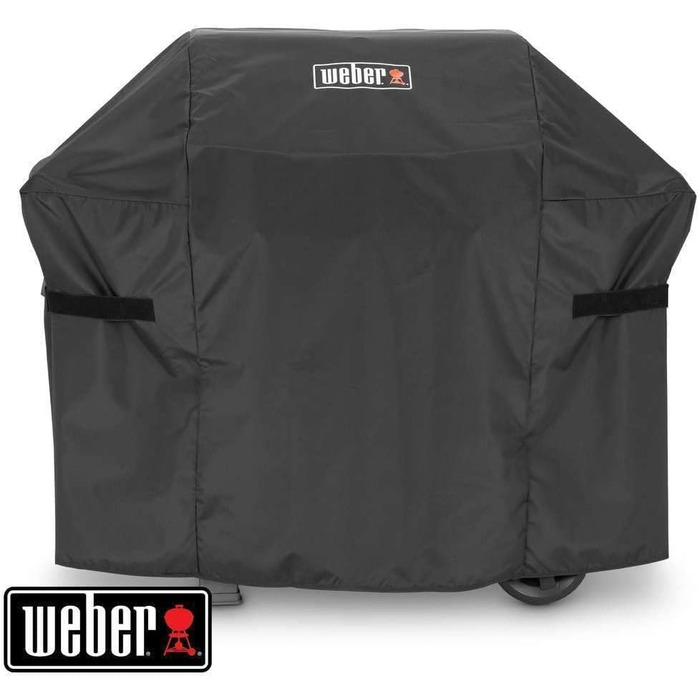 Преміум чохол для гриля Weber Spirit/Spirit II 300, водо- та UV-захист, дихаючий, з липучкою, чорний