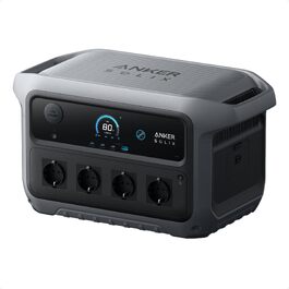 Портативна зарядна станція Anker SOLIX C2000 Gen 2 2048Вт·год, 2400Вт (пік 4000Вт) LiFePO4 сонячний генератор для кемпінгу та дому