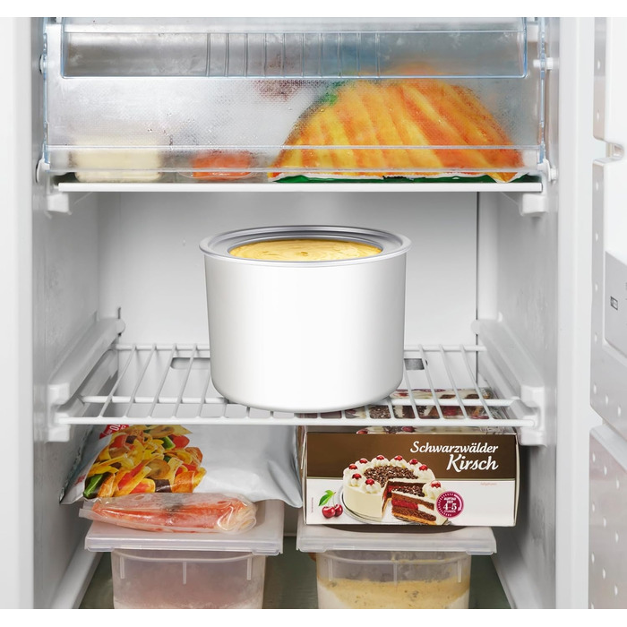 Морозивниця Unold 48855 Gelato, 1.5 л, 12 Вт, LCD-дисплей, цифровий таймер, BPA-free, для веганського, безлактозного та стевієвого морозива