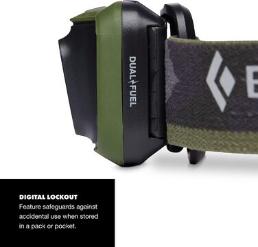 Налобний ліхтар Black Diamond Cosmo 350, 350 люмен, оливковий, універсальний розмір