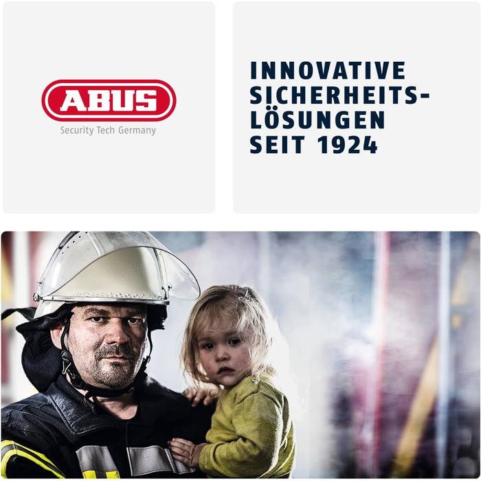 Детектор природного газу та метану ABUS GWM100ME, 85 дБ, мережевий AC220-240V, білий