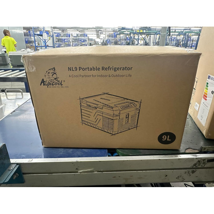 Холодильник Alpicool 9L: міні-холодильник 12V/230V для авто, кемпінгу, риболовлі, подорожей, човнів. Діапазон температур -20°C - 20°C