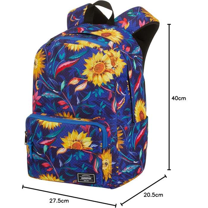 Рюкзак American Tourister Urban Groove унісекс, мультиколор, розмір універсальний, для міста, модель Sunflower