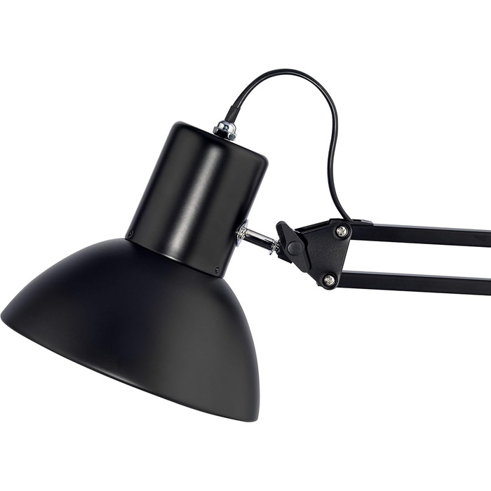 Настільна лампа Unilux Success LED 80, змінна LED E27, чорна, зі струбциною та підставкою