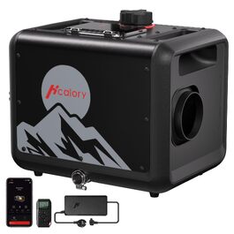 Автономний дизельний обігрівач повітря 8кВт з Bluetooth, керуванням через додаток, 7.5L Toolbox MAX, 230V AC та 12/24V DC для авто, вантажівок та кемпінгу, модель 2025