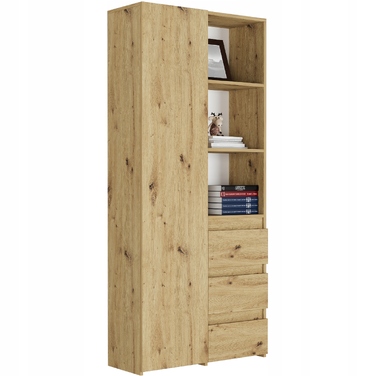 Стелаж Framire 80 x 180 x 30 см, дуб артизан