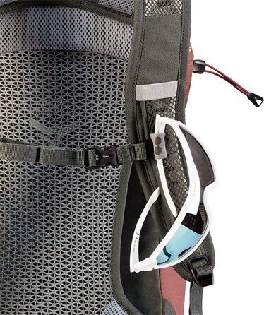 Рюкзак для туризму Deuter AC Lite 24, червоно-зелений, 24 л