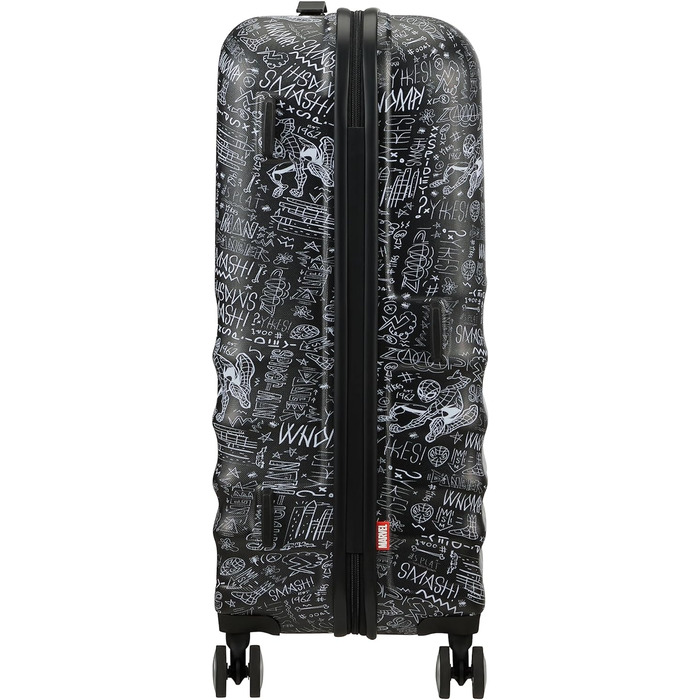 Дорожня валіза American Tourister Marvel Legends Spinner S 55 см, 36 л, багатобарвна (Captain America City), матова