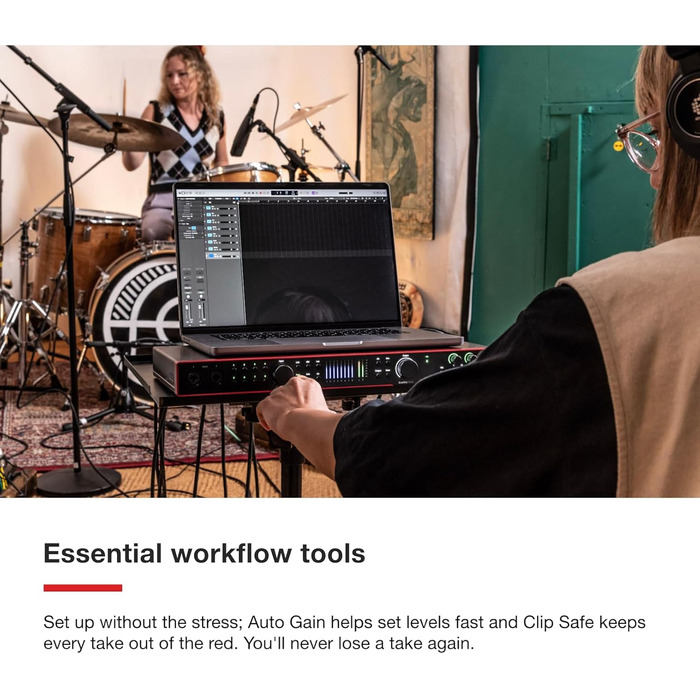 Focusrite Scarlett 4i4 3rd Gen USB Аудіоінтерфейс для гітаристів, вокалістів та продюсерів + ПО