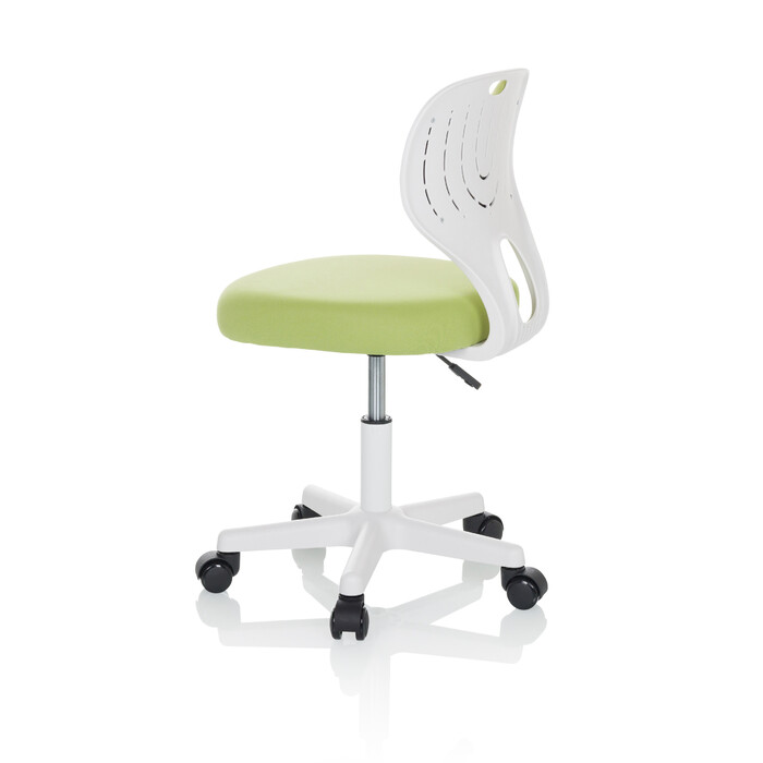 Дитячий стілець для письмового столу KIDDY TOP W, оббивка тканина, зелений, hjh OFFICE