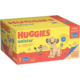 Підгузки Huggies Unistar, розмір 6 (15-30 кг), 72 шт.