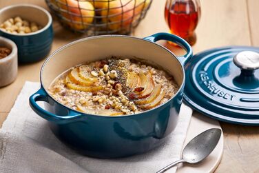 Чавунна каструля Le Creuset Signature з кришкою, кругла, 20 см, 2,4 л, для всіх плит і індукції, Deep Teal