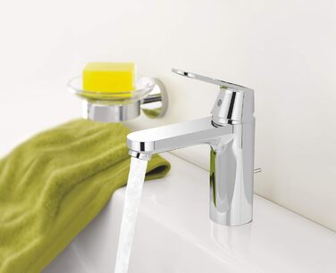 Змішувач для ванної кімнати Grohe Eurosmart Cosmopolitan, хром, 30 см, водозберігаючий, з витяжною системою