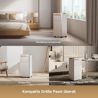Мобільний кондиціонер Dreame P-Wind10 9000 BTU 3-в-1: охолодження, осушення, вентиляція. Керування через додаток, нічний режим, самоочищення