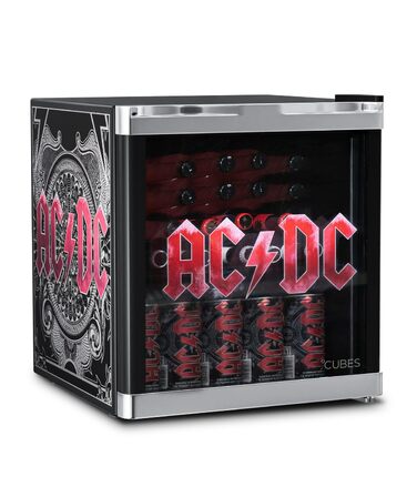 Міні-холодильник °CUBES AC/DC 48 л з скляними дверцятами для напоїв – бар, офіс, геймінг | Тихий та енергоефективний