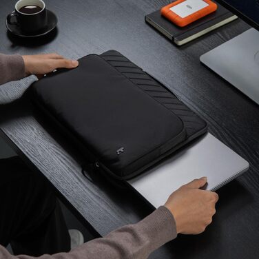 Сумка для ноутбука tomtoc 360° Business для MacBook Air M5 та MacBook Pro 13 дюймів, чорна, преміум-якість