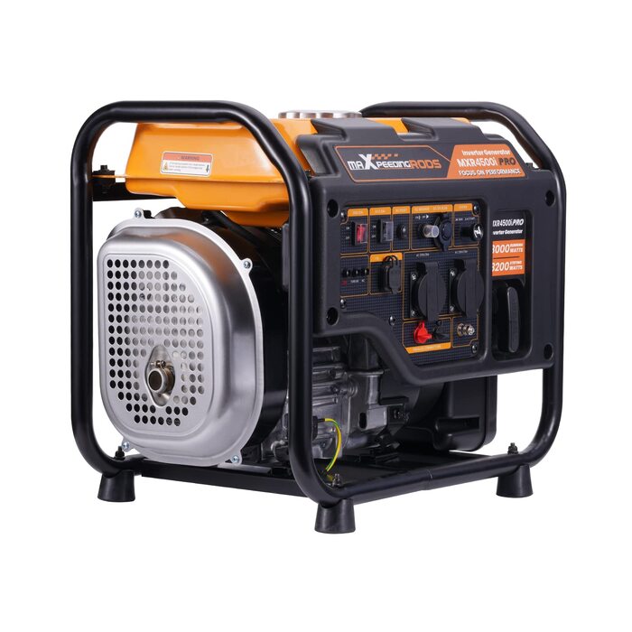 Інверторний бензиновий генератор maXpeedingrods PRO4500I 3500Вт, 4-тактний, 223сс, портативний (жовтий)