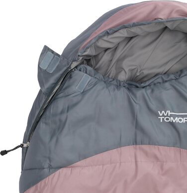 Дитячий спальний мішок-кокон Where Tomorrow Mumienschlafsack (Рожевий/Сірий), 230x80 см