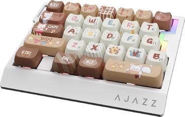 Дротова магнітна клавіатура Ajazz AK029 Meow Magnetic Switch (AK029-M-Y)