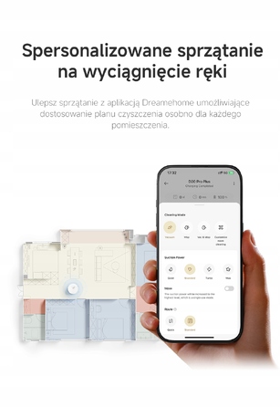 Робот-пилосос Dreame D20 Pro Plus, білий