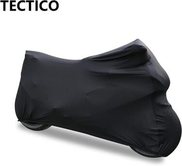 Еластичний чохол для мотоцикла TECTICO XL, дихаючий, для гаража, чорний, 230XL (90×36×49 дюймів)