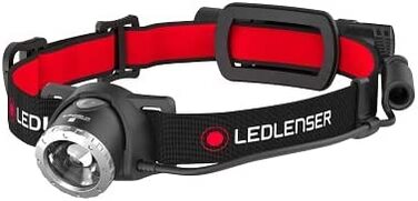 Налобний ліхтар Ledlenser H8R, 600 люмен, акумуляторний, до 120 годин, червоне підсвічування, LED, з зарядкою, у коробці