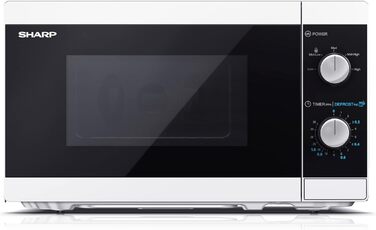 Мікрохвильова піч SHARP MS01EW 800Вт, 5 режимів, функція розморожування, біла