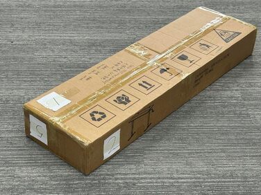 Стіл для роботи з регулюванням висоти 120×60 см, білий, ручне керування, стільниця з ДСП стійка до подряпин і забруднень, посилена металева рама з вуглецевої сталі