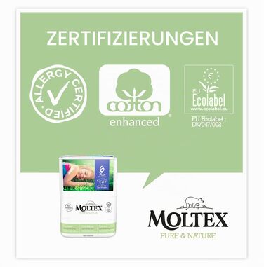 Екологічні підгузки Moltex Pure & Nature, розмір 1 (2-5 кг), 88 шт