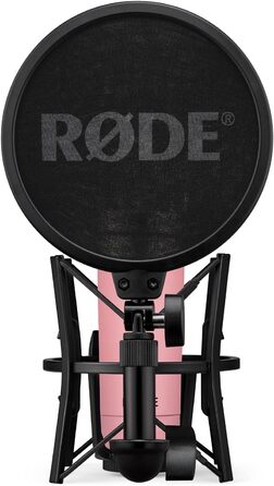 Студійний мікрофон Rode NT1 Signature Pink з мікрофонною стійкою keepdrum