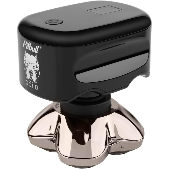 Чоловіча електробритва Skull Shaver Pitbull Gold Pro USB чорна