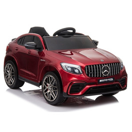 Дитячий електромобіль Mercedes GLC 63S (4x4, 180 Вт) — бордовий, глянцевий лак