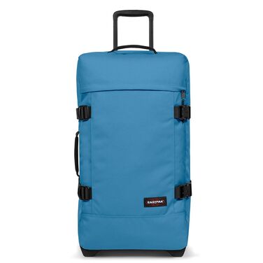 Валіза Eastpak Tranverz M 78L на колесах, синя (Aviator Blue), 67x35.5x30 см, з TSA-замком та телескопічною ручкою