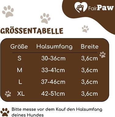 Широкий нашийник для собак FairPaw з паракорду, регульований, ручної роботи, екологічний, для середніх і великих собак, червоний, розмір S