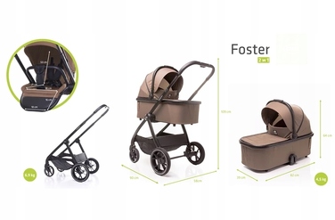Дитячий візок 2в1 4BABY Foster Baby