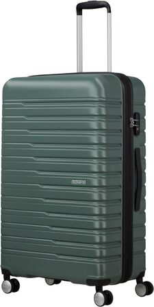 Валіза American Tourister Flashline Spinner L 78 см, 100/109 л, зелена (Dark Forest), жорсткий корпус