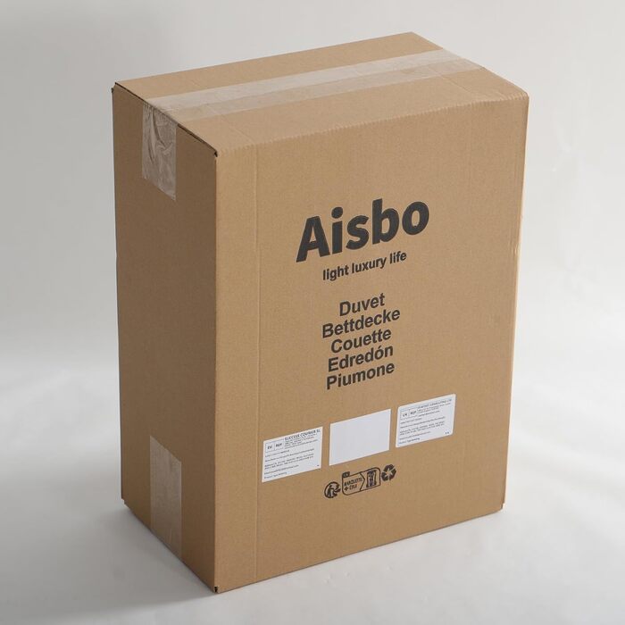 Ковдра Aisbo 135x200 см, всесезонна, 300 GSM – стьобана, м’яка та зручна, без подушки