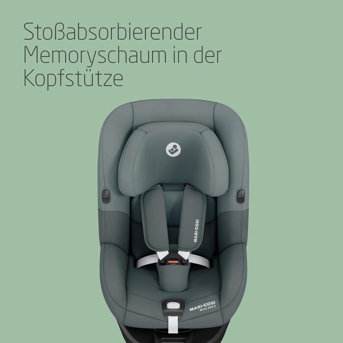 Дитяче автокрісло Maxi-Cosi Mica 360 S i-Size з ISOFIX, для дітей від 40 до 150 см, Tonal Graphite