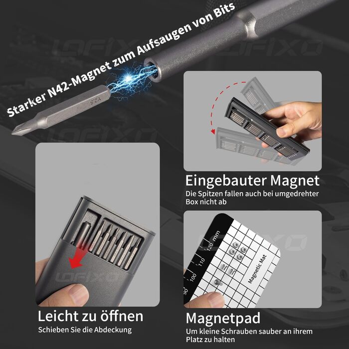 Набір викруток для ремонту електроніки Torx/Pentalobe/Triwing 50-в-1 для iPhone, MacBook, Xbox, PS5, телефонів та окулярів