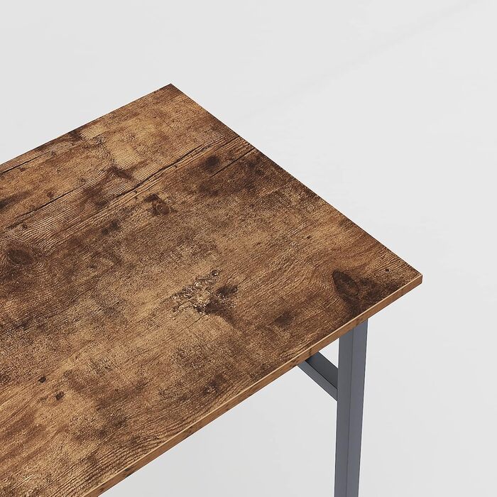 Розкладний письмовий стіл Sogesfurniture 100x60/120x60 см для комп'ютера та офісу, коричнево-чорний, AC5B-100/120-SF