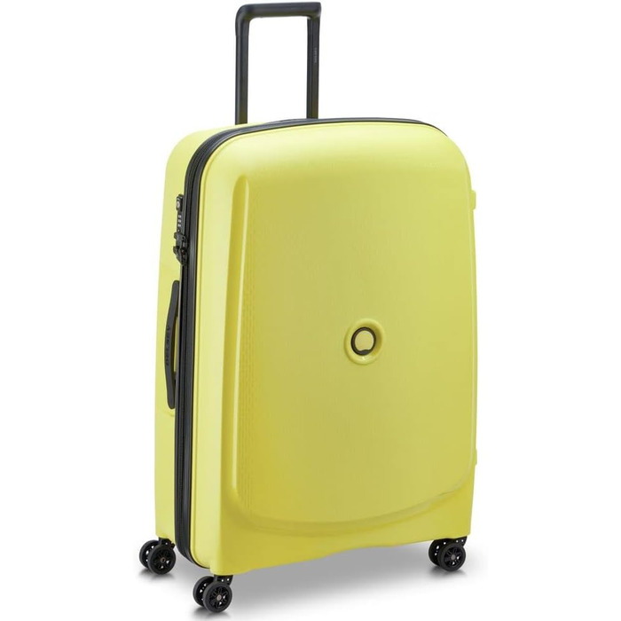 Велика валіза DELSEY PARIS Belmont Plus, жорсткий корпус, екологічна, 102 л, 76x52x32 см, зелена