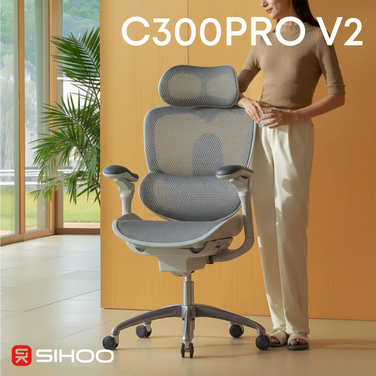 Крісло офісне Sihoo C300 PRO V2 White