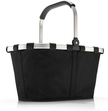 Сумка-холодильник Reisenthel Carrybag з ізотермічною сумкою для покупок (Чорний + Срібний Твіст)